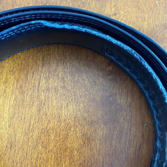 Comfort Click Leather Adjustable Mens Belt. Sizes 28-44. Ratchet Easy to Use - Picture 9 of 12